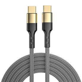 Type-c TO Type-c Gold plated 60W&240W fully compatible data cable